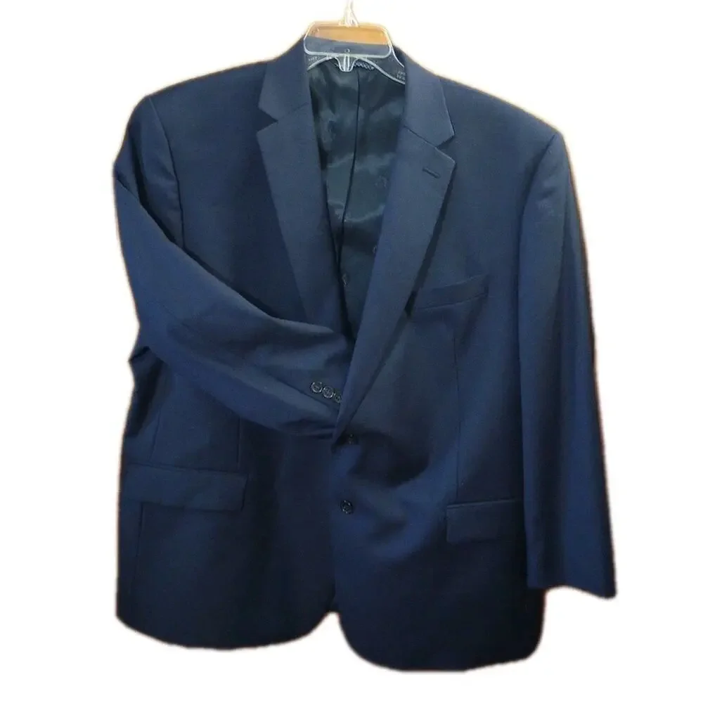 Lauren Ralph Lauren‎ Men's Black Label Wool Blend Blazer 48R Navy Sport Jacket